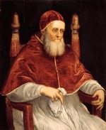 Tizian - Porträt von Papst Julius II.