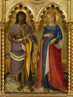 Angelico, Fra Giovanni, da Fiesole - Die Heiligen Johannes der Täufer und Katharina von Alexandrien (Vom Triptychon von Perugia)
