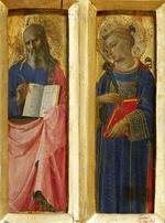 Angelico, Fra Giovanni, da Fiesole - Die Heiligen Johannes der Evangelist und Stephanus (Vom Triptychon von Perugia)