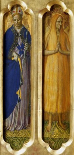 Angelico, Fra Giovanni, da Fiesole - Die Heiligen Ludwig von Toulouse und Maria von Ägypten (Vom Triptychon von Perugia)