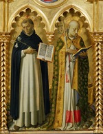 Angelico, Fra Giovanni, da Fiesole - Die Heiligen Dominikus und Nikolaus von Bari (Vom Triptychon von Perugia)