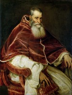 Tizian - Porträt von Papst Paul III.