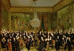 Biard, François-August - Der Salon von Alfred Emilien (1811-1892) Graf von Nieuwerkerke im Louvre