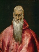 El Greco, Dominico - Der Heilige Hieronymus als Kardinal