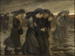 Steinlen, Théophile Alexandre - Rückkehr der Arbeiterinnen (La rentrée des ouvrières)