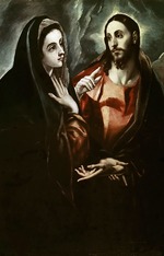 El Greco, Dominico - Abschied Jesu Christi von seiner Mutter