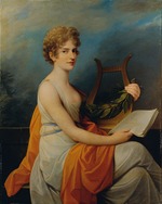 Füger, Heinrich Friedrich - Porträt von Opernsängerin Therese Saal (1782-1855) als Eva in Joseph Haydns Schöpfung 