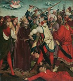 Meister der Oswaldlegende - Das Martyrium des Heiligen Oswald in der Schlacht von Maserfeld