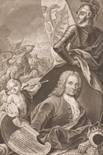 Haid, Johann Gottfried - Porträt von Georg Philipp Rugendas (1666-1742) 