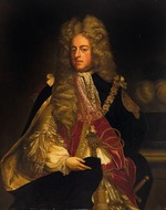 Unbekannter Künstler - Porträt des Königs Georg I. von Großbritannien (1660-1727)