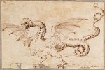 Ribera, José, de - Studie eines Drachen