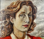 Savinio, Alberto - Porträt von Palma Bucarelli