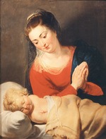 Rubens, Pieter Paul - Maria in Anbetung des schlafenden Jesuskindes