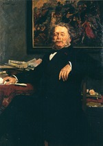 Vanaise, Gustave - Porträt von Komponist Karel (Charles) Miry (1823-1889)