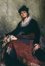 Agneessens, Edouard - Porträt von Diana Vernon 