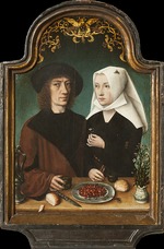 Meister von Frankfurt - Selbstporträt des Künstlers mit seiner Frau