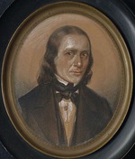 Unbekannter Künstler - Porträt von Niccolò Paganini (1782-1840)