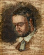 Cézanne, Paul - Porträt von Émile Zola (1840-1902)