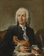 Boucher, François - Porträt von Komponist Francesco Geminiani (1687-1762)