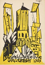 Feininger, Lyonel - Bauhaus-Ausstellung. Postkarte