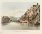 Schütz, Christian Georg, der Jüngere - St. Goarshausen, St. Goar und Rheinfels. Aus: A Picturesque Tour along the Rhine