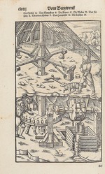 Unbekannter Künstler - Illustration aus Berckwerck Buch von Georgius Agricola
