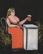 Pirosmani, Niko - Frau mit Bierkrug