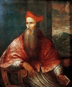 Tizian - Porträt von Kardinal Pietro Bembo (1470-1547)  