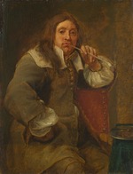 Coques, Gonzales - Der Geruchssinn (Porträt vom Lucas Faydherbe (1617-1697). Aus der Serie Die Fünf Sinne