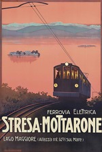 Unbekannter Künstler - Stresa Mottarone, Lago Maggiore