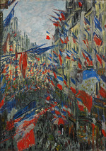 Monet, Claude - Rue Saint-Denis, fête du 30 juin 1878