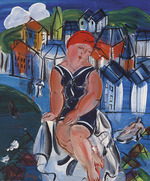 Dufy, Raoul - Petite baigneuse à Sainte-Adresse