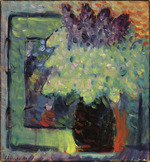 Jawlensky, Alexei, von - Grosses Stillleben (Fliederstrauss in Vase)
