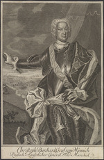 Bernigeroth, Johann Martin - Porträt von Burkhard Christoph Graf von Münnich (1683-1767)