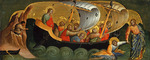 Veneziano, Lorenzo - Christus errettet den im Wasser versinkenden Petrus (Predella des Altarbildes)