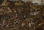 Brueghel, Pieter, der Jüngere - Flämische Sprichwörter