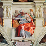 Buonarroti, Michelangelo - Propheten und Sibyllen: Joel (Deckenfresko in der Sixtinischen Kapelle)