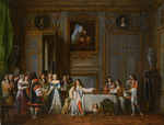Garneray, Jean François - Molière wird von Ludwig XIV. geehrt