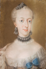 Als, Peder - Porträt von Juliane Marie (1729-1796), Königin von Dänemark und Norwegen