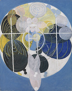 Hilma af Klint - Gruppe III, Die großen Figurenbilder, Nr. 5. Der Schlüssel zur bisherigen Arbeit (Serie WU/Rosen)