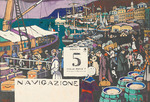 Kandinsky, Wassily Wassiljewitsch - Entwurf für ein Schiffsplakat