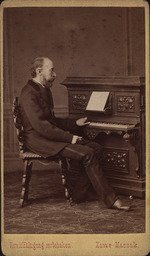 Fotoatelier Xaver Massak, Wien - Porträt von Librettist und Komponist Franz Friedrich Richard Genée (1823-1895)