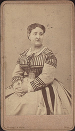 Helm, Amand - Porträt von Opernsängerin Carlotta Patti (1835-1889)