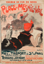 Grün, Jules-Alexandre - Chemin de fer du Nord. Plage de Mesnil-Val
