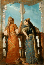 Chassériau, Théodore - Jüdische Frauen am Balkon, Algier