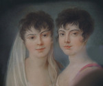 Unbekannter Künstler - Josephine und Charlotte Brunsvik (Detail)