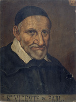 Unbekannter Künstler - Heiliger Vinzenz von Paul (1581-1660)