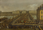 Bertaux, Jacques - Die kaiserliche Prozession auf dem Weg zur Krönungszeremonie am 2. Dezember 1804