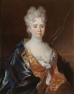 Largillière, Nicolas, de - Porträt von Anne-Thérèse de Marguenat de Courcelles, marquise de Lambert (1647-1733) 