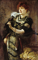 Chabas, Paul Émile - Porträt von Daniel Lesueur (1860-1921) 